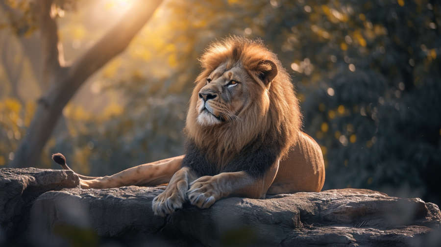 Have you heard the story of lions rescued from a burning forest?